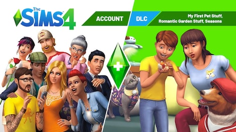 The Sims 4 EA Account + DLCs | My First Pet Stuff,Romantic Garden Stuff,Seasons (PC) - EA App Account - GLOBAL - 0