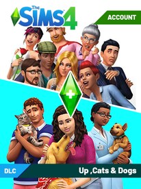 The Sims 4 EA Account + DLCs | Up ,Cats & Dogs (PC) - EA App Account - GLOBAL - 1
