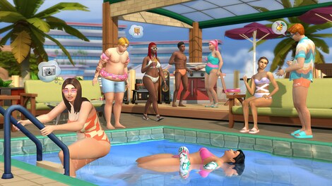 The Sims 4: Poolside Splash Kit (PC) - Steam Gift - EUROPE - 4