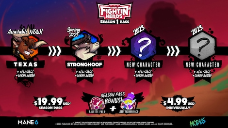 Them's Fightin' Herds - Season 1 Pass (PC) - Steam Key - GLOBAL - 7