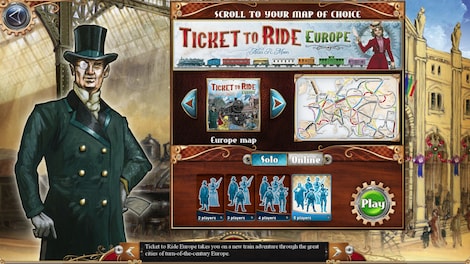 Ticket to Ride - Europe Steam Key GLOBAL - 2