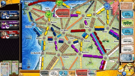 Ticket To Ride - France Steam Key GLOBAL - 3