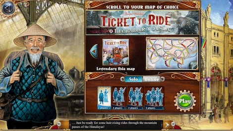 Ticket to Ride Legendary Asia Steam Key GLOBAL - 4