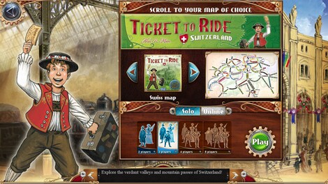 Ticket to Ride Switzerland Steam Gift GLOBAL - 3