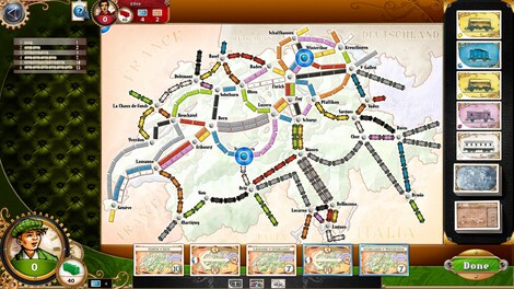Ticket to Ride Switzerland Steam Gift GLOBAL - 2