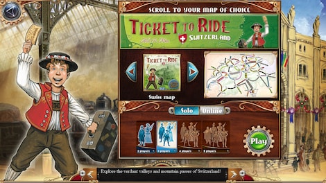 Ticket to Ride Switzerland Steam Key GLOBAL - 3