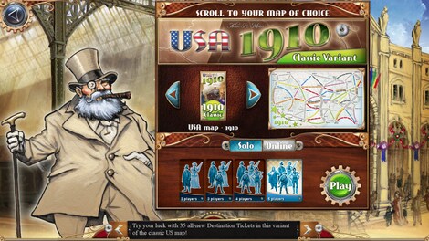 Ticket to Ride + USA 1910 Steam Key GLOBAL - 9