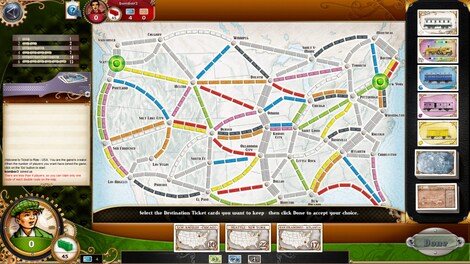 Ticket to Ride + USA 1910 Steam Key GLOBAL - 2