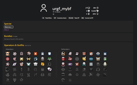 Tom Clancy's Rainbow Six Siege Account | 1 Black Ice + 40 Operators + 46 Total Skins + 27 Level (PC) - Ubisoft Connect Account - GLOBAL - 3
