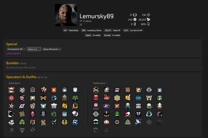 Tom Clancy's Rainbow Six Siege Account 1 Black Ice + 68 Operators + 107 Total Skins + 27 Level (PC) - Ubisoft Connect Account - GLOBAL - 3