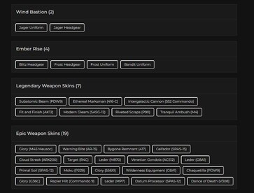 Tom Clancy's Rainbow Six Siege Account 3 Black Ice + 63 Operators + 85 Total Skins + 90 Level (PC) - Ubisoft Connect Account - GLOBAL - 4
