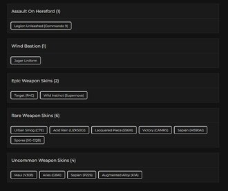 Tom Clancy's Rainbow Six Siege Account 34 Operators + 21 Total Skins + 54 Level (PC) - Ubisoft Connect Account - GLOBAL - 10