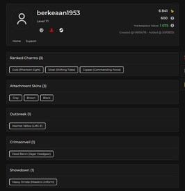 Tom Clancy's Rainbow Six Siege Account 35 Operators + 34 Total Skins + 71 Level (PC) - Ubisoft Connect Account - GLOBAL - 5