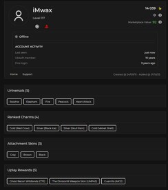 Tom Clancy's Rainbow Six Siege Account 36 Operators + 23 Total Skins + 117 Level (PC) - Ubisoft Connect Account - GLOBAL - 9