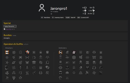 Tom Clancy's Rainbow Six Siege Account | 4 Operators + 41 Total Skins + 16 Level (PC) - Ubisoft Connect Account - GLOBAL - 6