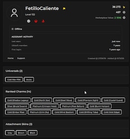 Tom Clancy's Rainbow Six Siege Account 52 Operators + 91 Total Skins + 132 Level + 457 R6 Credits (PC) - Ubisoft Connect Account - GLOBAL - 9