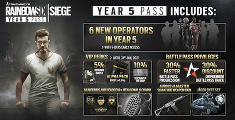 Tom Clancy's Rainbow Six Siege - Year 5 Pass (Xbox One) - Xbox Live Key - EUROPE - 9