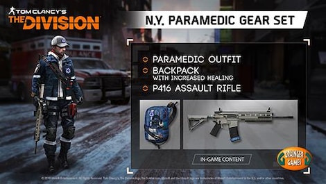 Tom Clancy's The Division - N.Y. Paramedic Gear Set Ubisoft Connect Key GLOBAL - 0