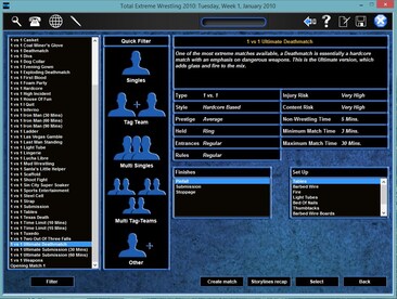 Total Extreme Wrestling Steam Key GLOBAL - 6