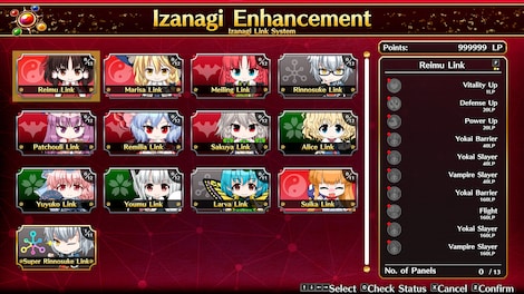 Touhou Genso Wanderer: Foresight (PC) - Steam Key - GLOBAL - 5