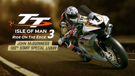 TT Isle Of Man 3 - John McGuinness 100th Start Special Livery (PC) - Steam Key - GLOBAL - 3