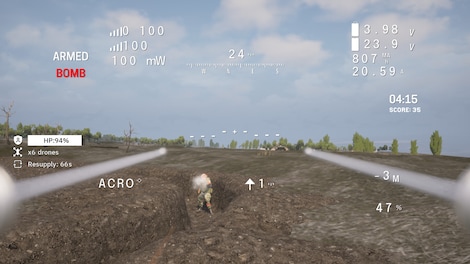 Ukrainian Fight Drone Simulator (PC) - Steam Gift - GLOBAL - 10