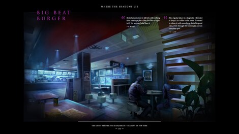 Vampire: The Masquerade - Shadows of New York Artbook (PC) - Steam Key - GLOBAL - 8