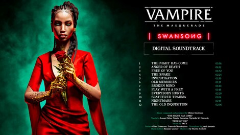 Vampire: The Masquerade - Swansong Digital Soundtrack (PC) - Steam Key - EUROPE - 3