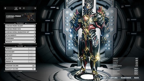Warframe Chroma Prime Access: Accessories Pack Steam Gift GLOBAL - 6