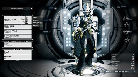 Warframe Limbo Prime Access: Banish Pack Steam Key GLOBAL - 0