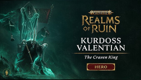 Warhammer Age of Sigmar: Realms of Ruin - Kurdoss Valentian, The Craven King (PC) - Steam Key - GLOBAL - 0