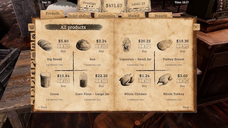Wild West Supermarket Simulator (PC) - Steam Key - GLOBAL - 12