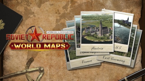 Workers & Resources: Soviet Republic - World Maps (PC) - Steam Key - GLOBAL - 0