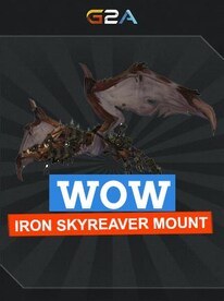 World of Warcraft Iron Skyreaver Mount Code Battle.net EUROPE - 2