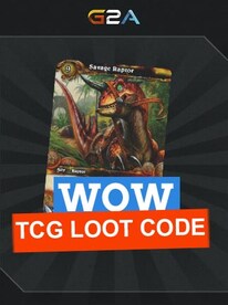 World of Warcraft Savage Raptor TCG Loot Code - 1
