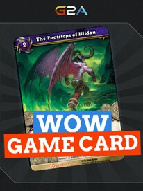 World of Warcraft TCG The Footsteps of Illidan Card Code World of Warcraft Trading World of Warcraft Trading Card EUROPE - 2