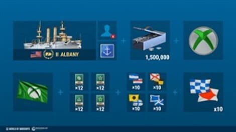 World of Warships - Starter Pack: Albany (PC) - Epic Games Account - GLOBAL - 3