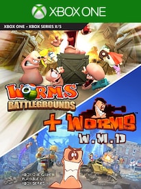 Worms Battlegrounds + Worms W.M.D (Xbox One) - Xbox Live Key - UNITED STATES - 1