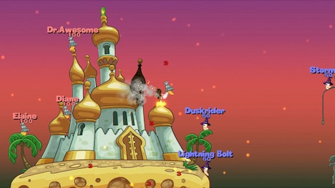Worms Reloaded: Forts Pack Steam Gift GLOBAL - 3