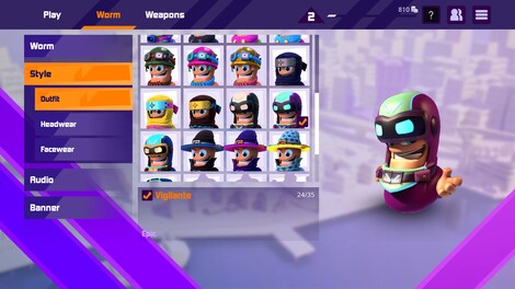 Worms Rumble - Action All-Stars Pack (PC) - Steam Gift - GLOBAL - 0