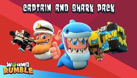 Worms Rumble - Captain & Shark Double Pack (PC) - Steam Gift - EUROPE - 0