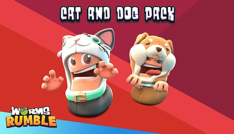 Worms Rumble - Cats & Dogs Double Pack (PC) - Steam Gift - GLOBAL - 0