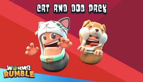 Worms Rumble - Cats & Dogs Double Pack (PC) - Steam Key - EUROPE - 0
