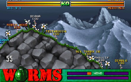 Worms United GOG.COM Key GLOBAL - 3