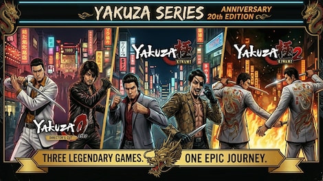 Yakuza Series - 20th Anniversary Bundle (PC) - Steam Key - EUROPE - 0