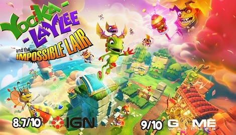 Yooka-Laylee and the Impossible Lair (PC) - Steam Key - LATAM - 0
