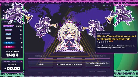 Yunyun Syndrome!?: Rhythm Psychosis (PC) - Steam Gift - EUROPE - 4