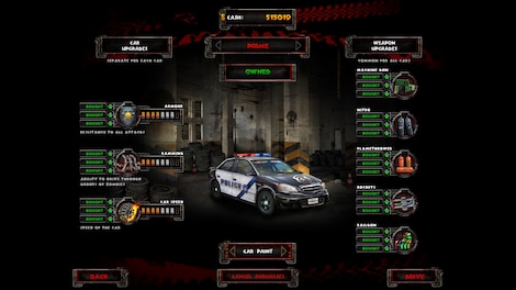 Zombie Driver HD Brutal Car Skins Steam Gift GLOBAL - 6