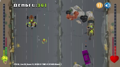 ZombieCarz Steam Key GLOBAL - 6