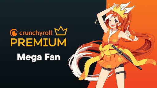 Crunchyroll Premium | Mega Fan 12 Months - Crunchyroll Account - GLOBAL